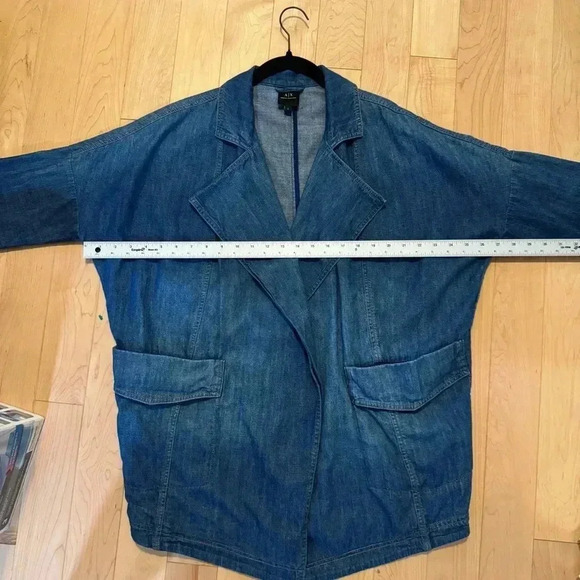 Armani Exchange Vintage Denim Jacket Cardigan 90’s Women’s Size Small - Picture 8 of 12
